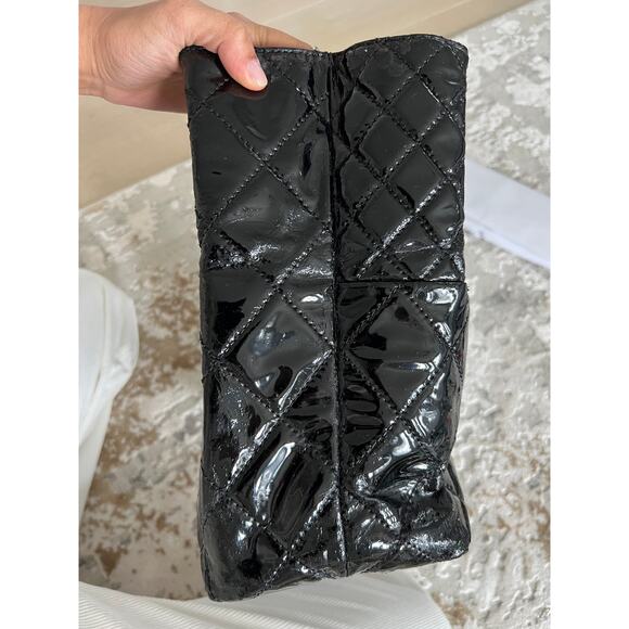 CHANEL Matelasse Enamel Silver Chain Shoulder Bag Authentic - Picture 6 of 14